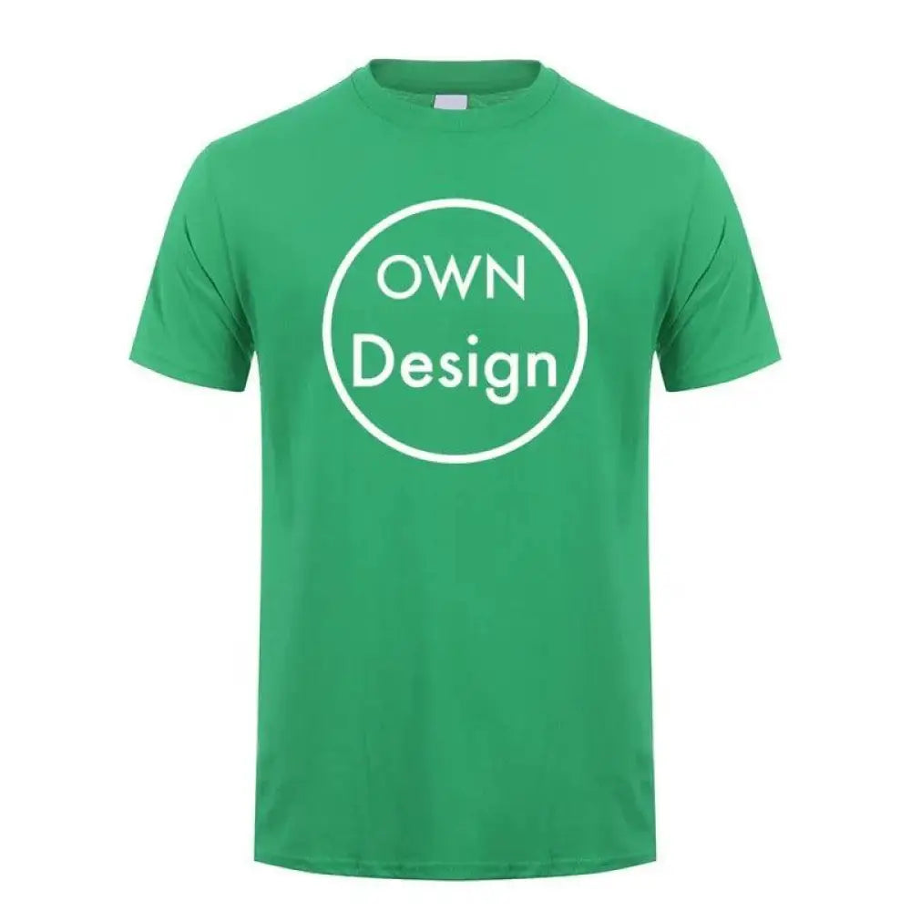 Round neck T shirt Green / S