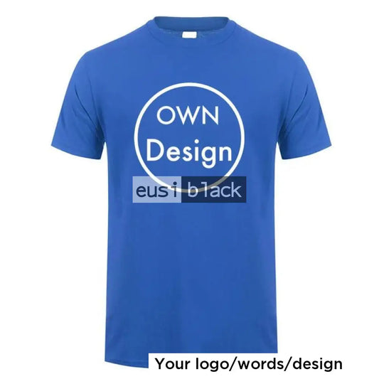 Round neck T shirt Blue / S