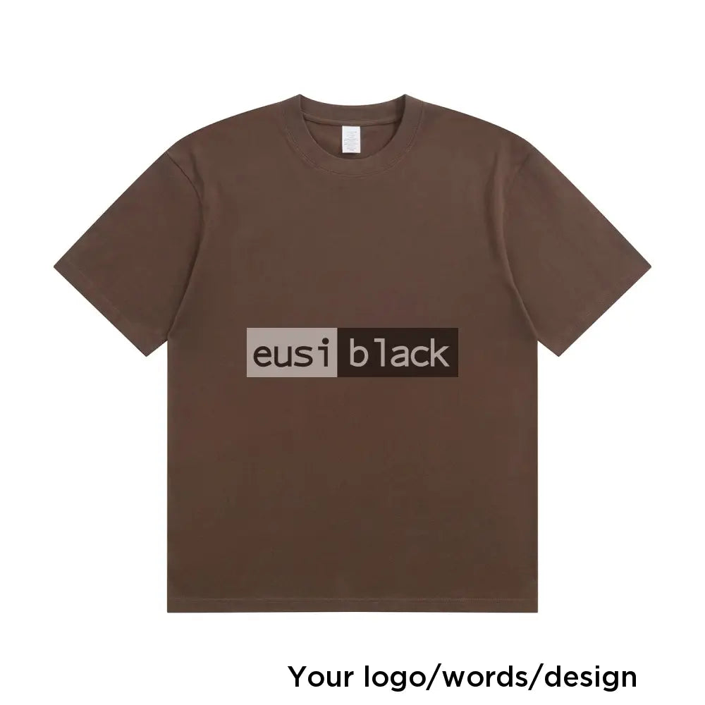Round neck T shirt - Local - Brown / S