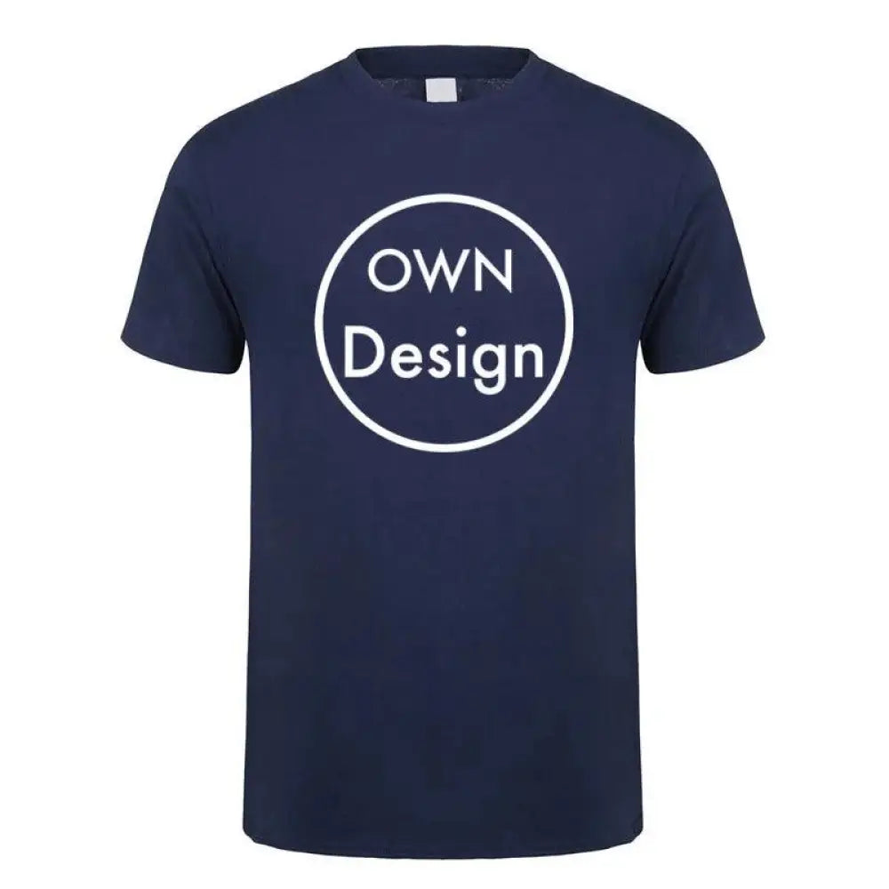 Round neck T shirt Navy / S