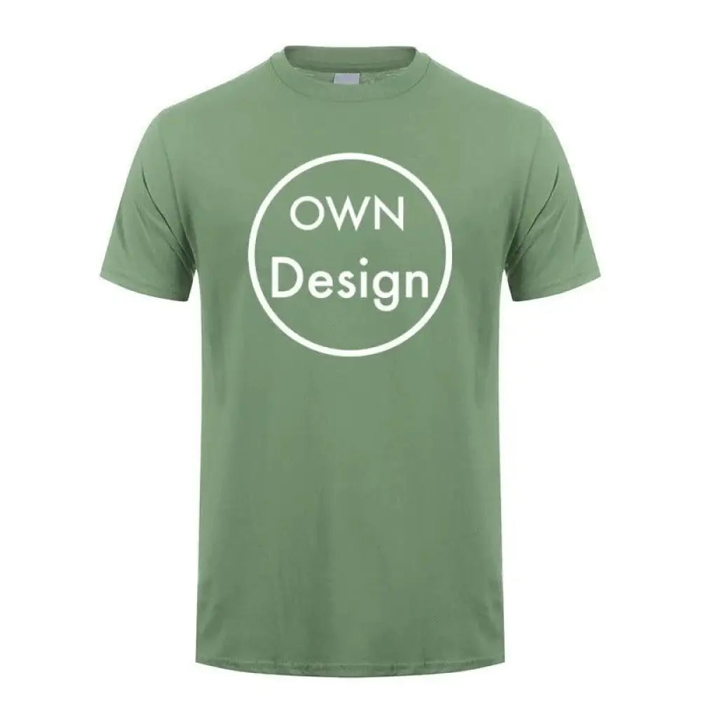 Round neck T shirt Olive / S