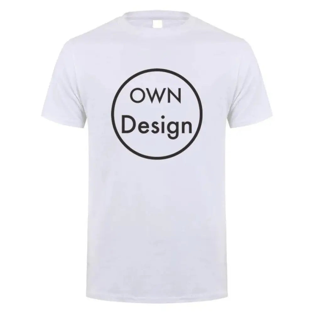 Round neck T shirt White / S