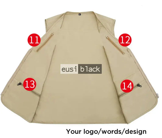 Safari press jacket - 14 pockets