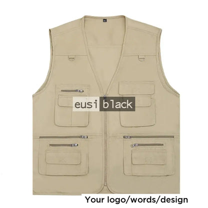 Safari press jacket - 14 pockets - Beige