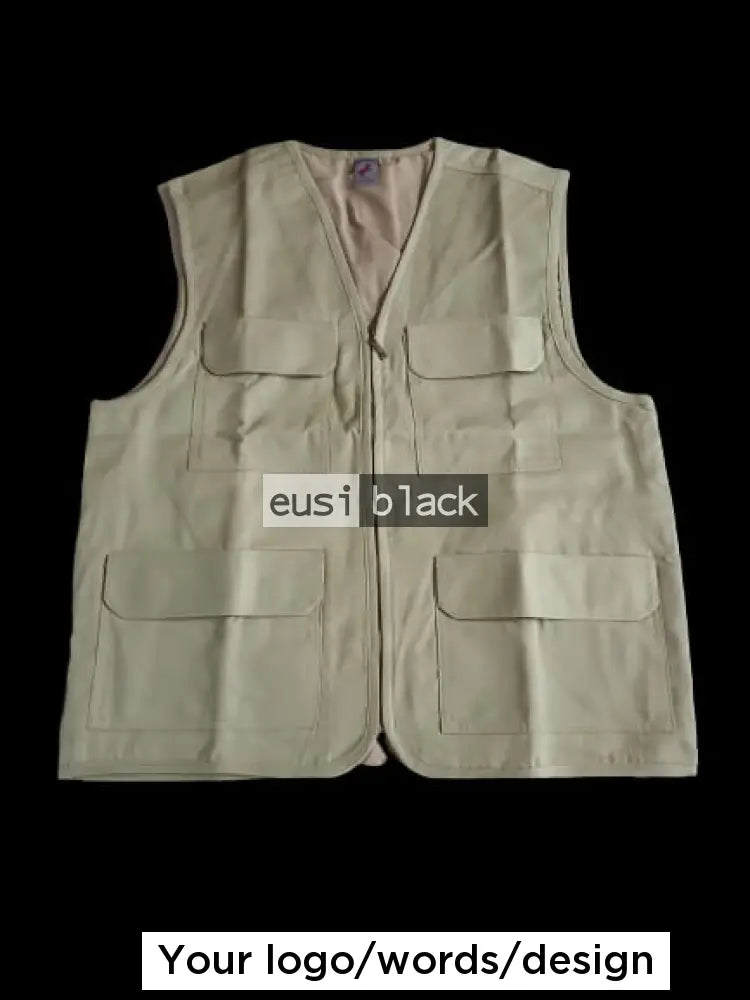 Safari press jacket - Velcro pockets - Olive / Heavy