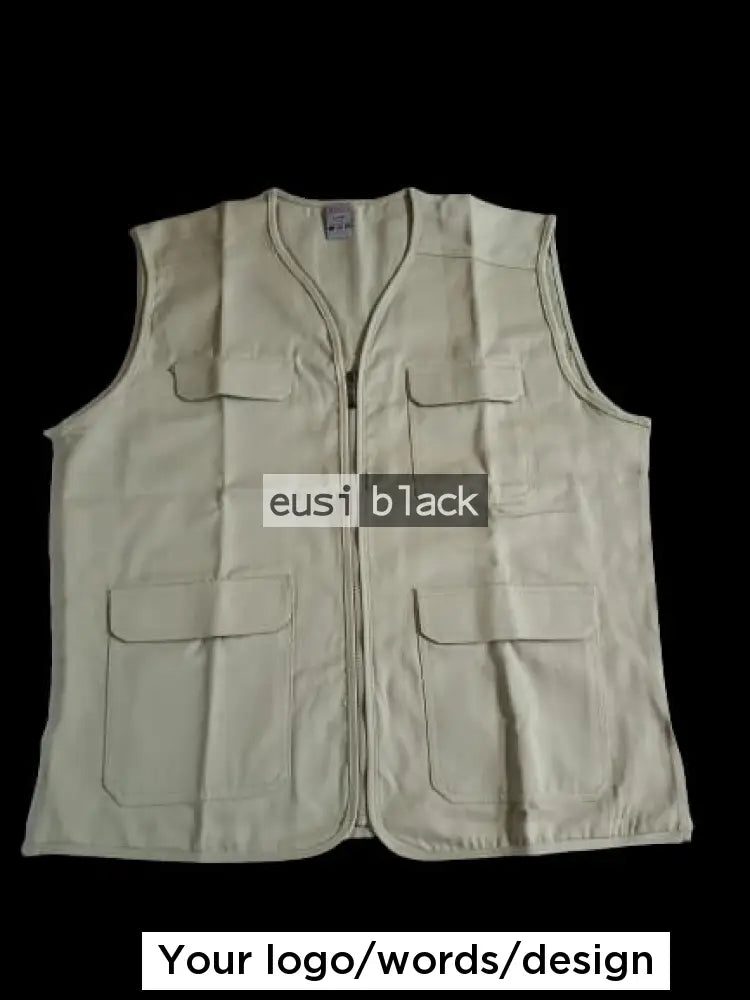 Safari press jacket - Velcro pockets - Olive / Light