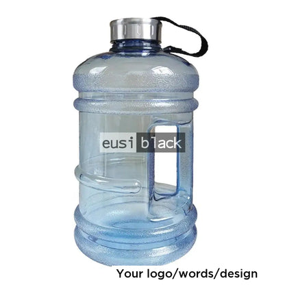 See through barrel water bottle | 2.2L Blue