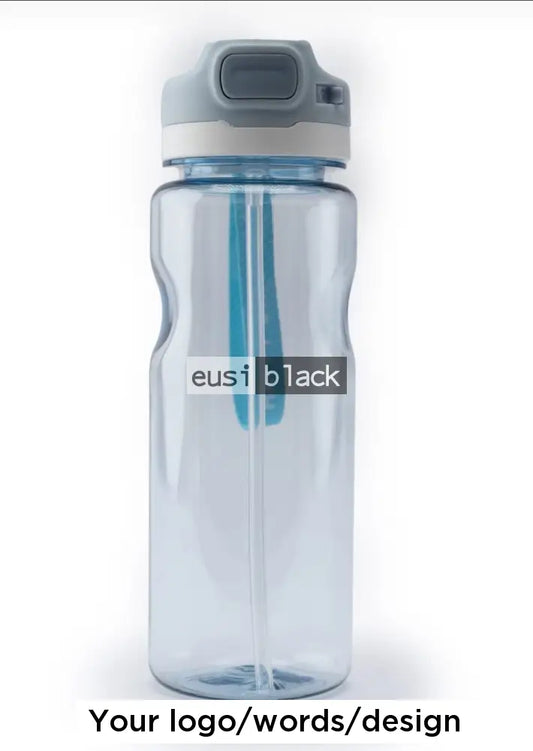 See through plastic water bottle - 750ml