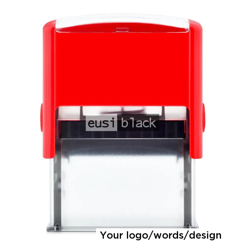 Self inking rubber stamp - Rectangle / Red