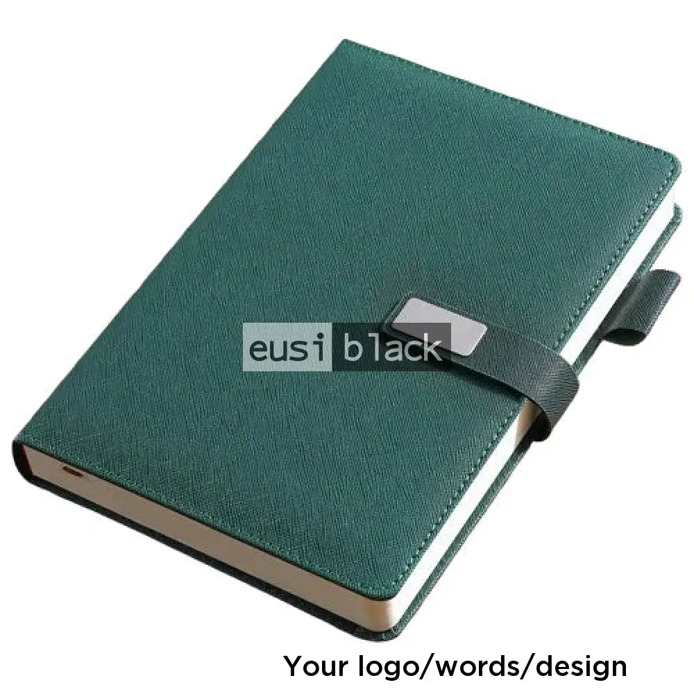 Semi denim A5 notebook - Jungle green