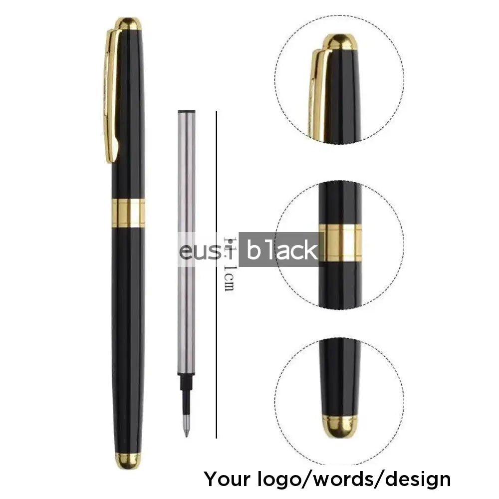 Semi-Executive Pen Gold On Black