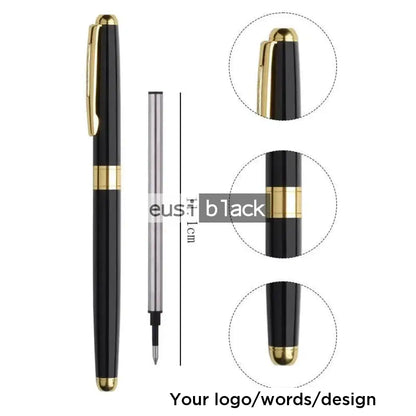 Semi-Executive Pen Gold On Black