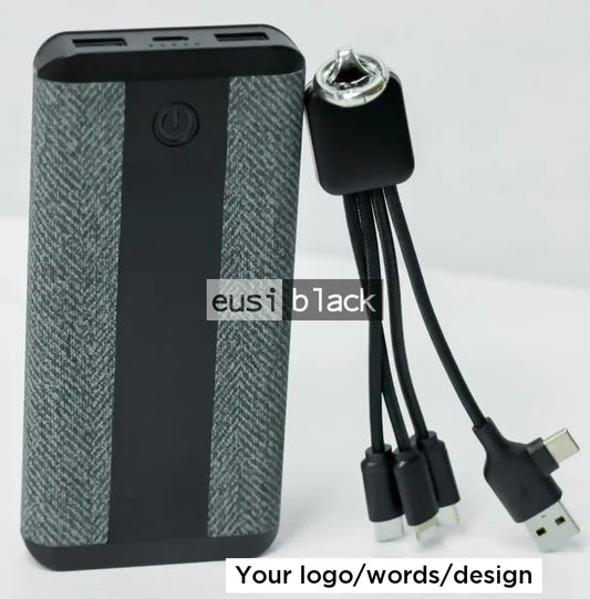 Semi-fabric power bank - 10,000mAH