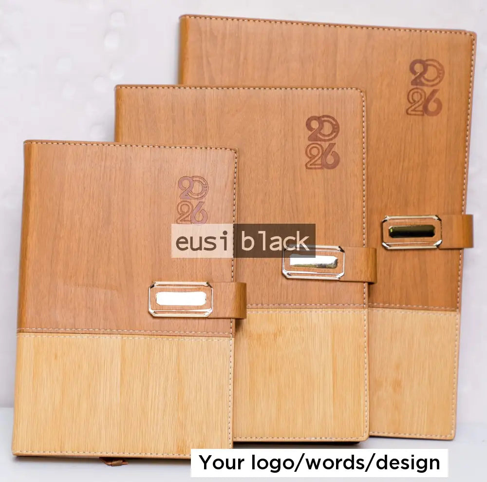 Semi rustic leather 2026 Diary - Brown / A5