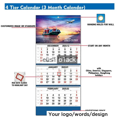 Shipping Calendar Personalized