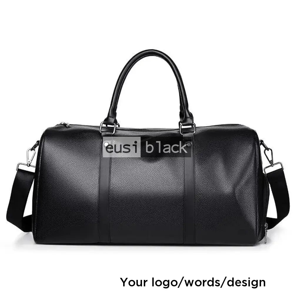 Short trip travel duffel bag Black