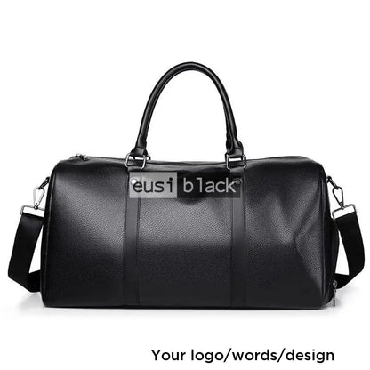 Short trip travel duffel bag Black