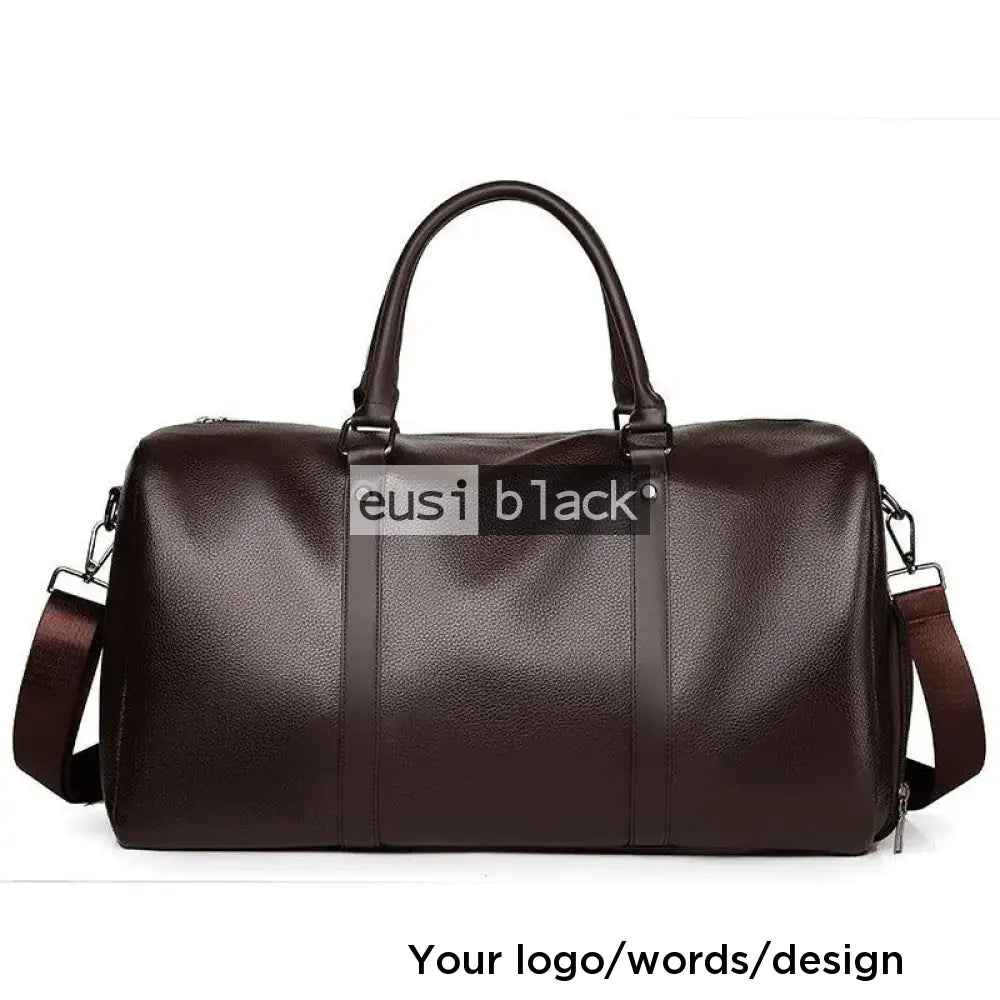 Short trip travel duffel bag Brown