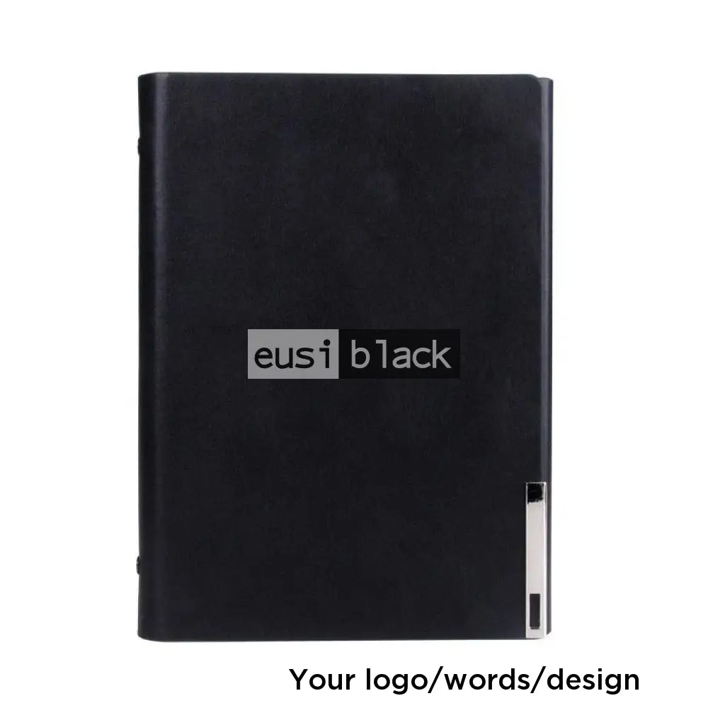 Metallic sign off notebook | B5 Black
