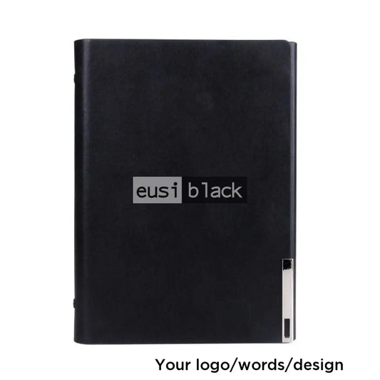 Metallic sign off notebook | B5 Black