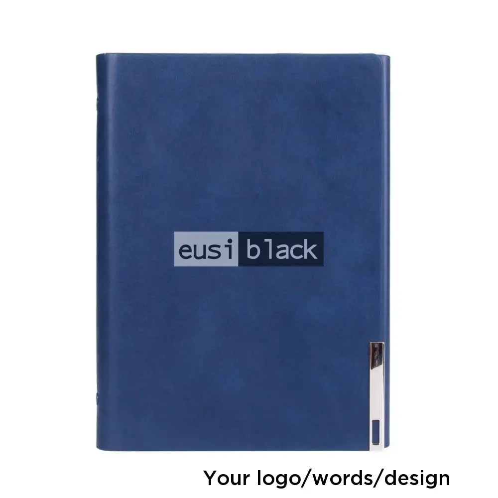 Metallic sign off notebook | B5 Blue