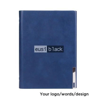 Metallic sign off notebook | B5 Blue