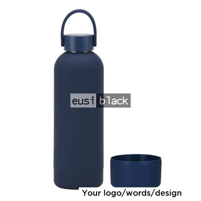 Silicon base thermal bottle Navy