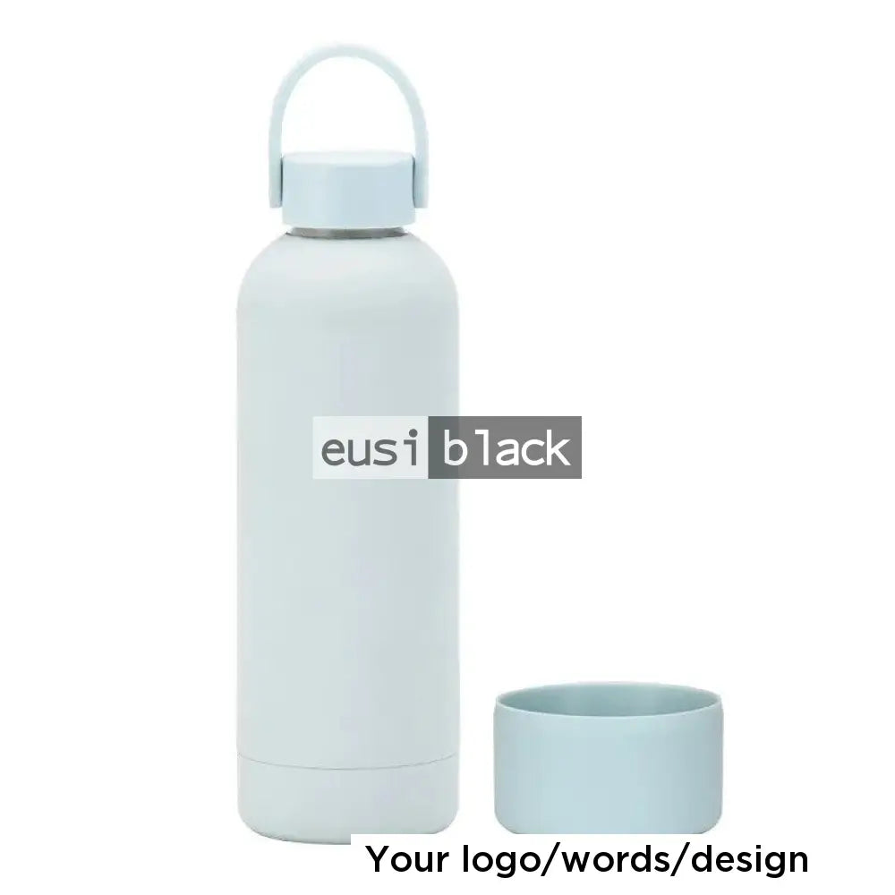 Silicon base thermal bottle White