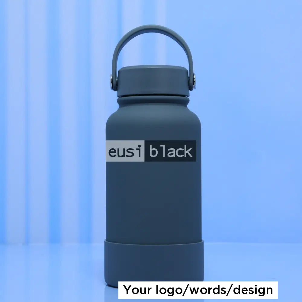 Silicon base tank thermal bottle - Grey / 650ml