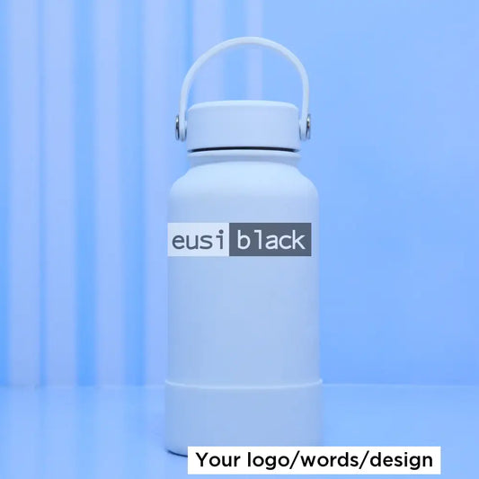 Silicon base tank thermal bottle - White / 650ml