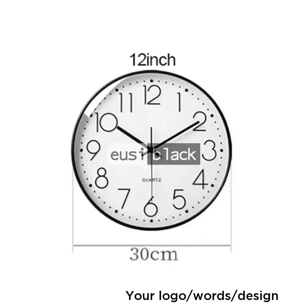 Personalized Slim case wall clock | 30cm