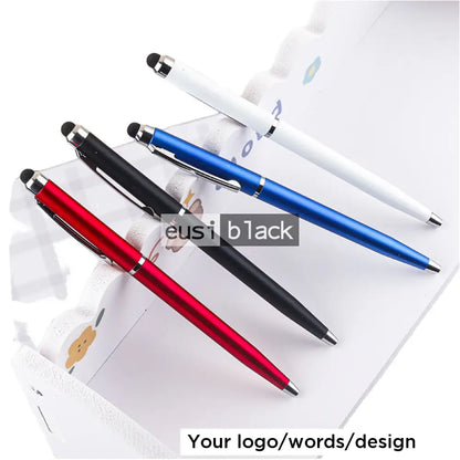 Slim executive stylus twist pen