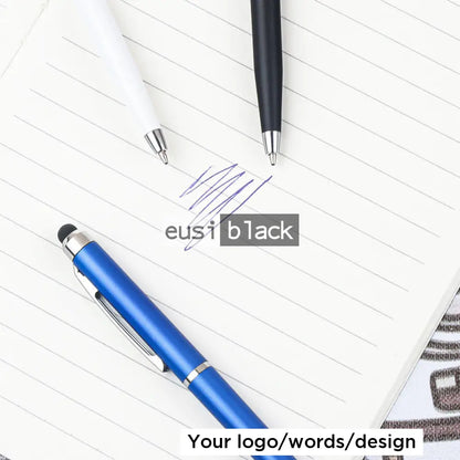 Slim executive stylus twist pen