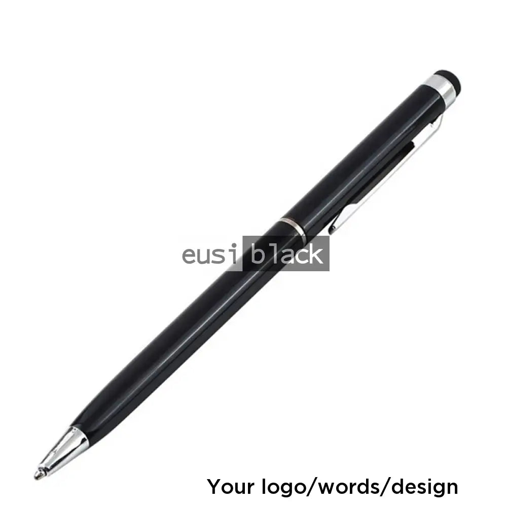 Slim executive stylus twist pen - Black