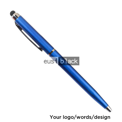 Slim executive stylus twist pen - Blue