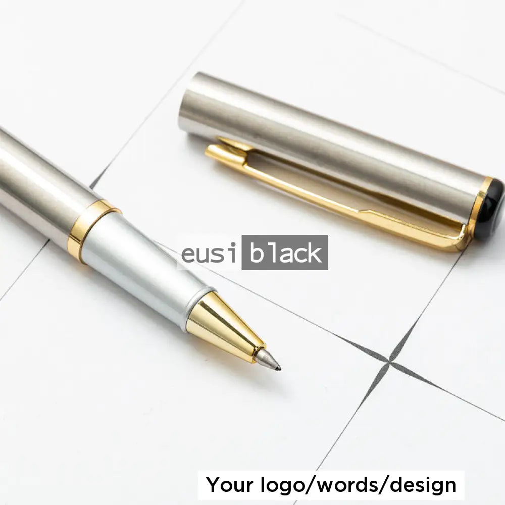 Slim Semi Executive Pen Silver