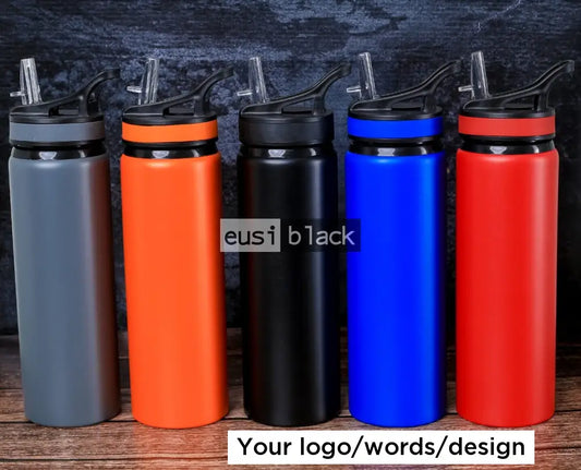Solid color aluminium bottle - 800ml