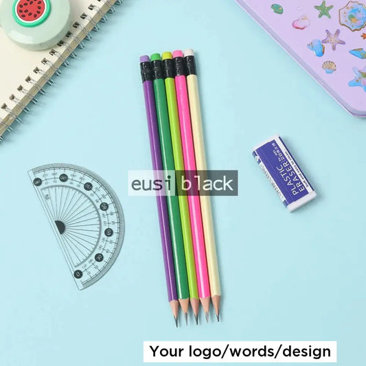 Solid color black pencils - dozen