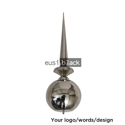 Spear tip ceremonial flag stand - 2.5m