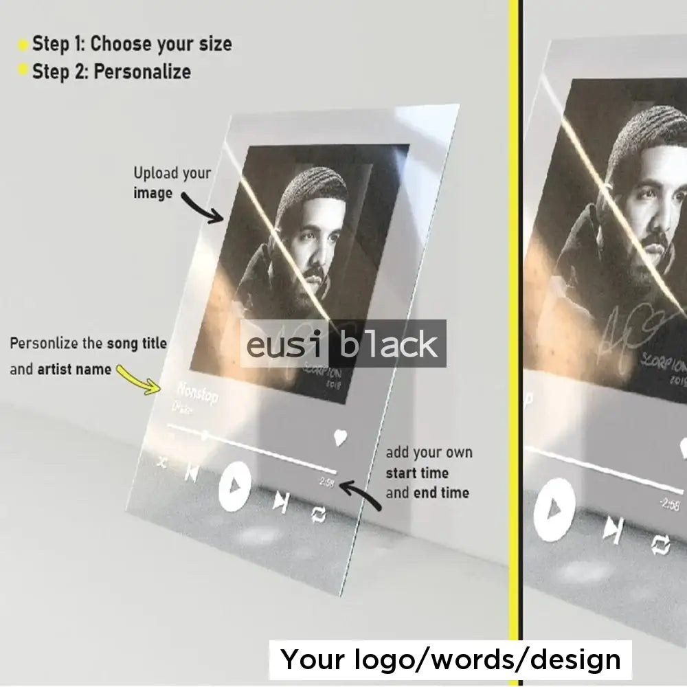 Spotify music acrylic award