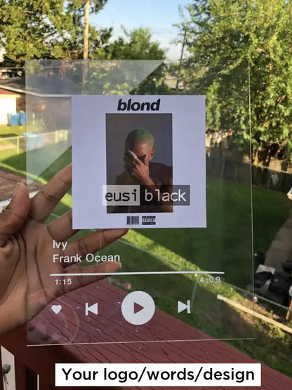 Spotify music acrylic award