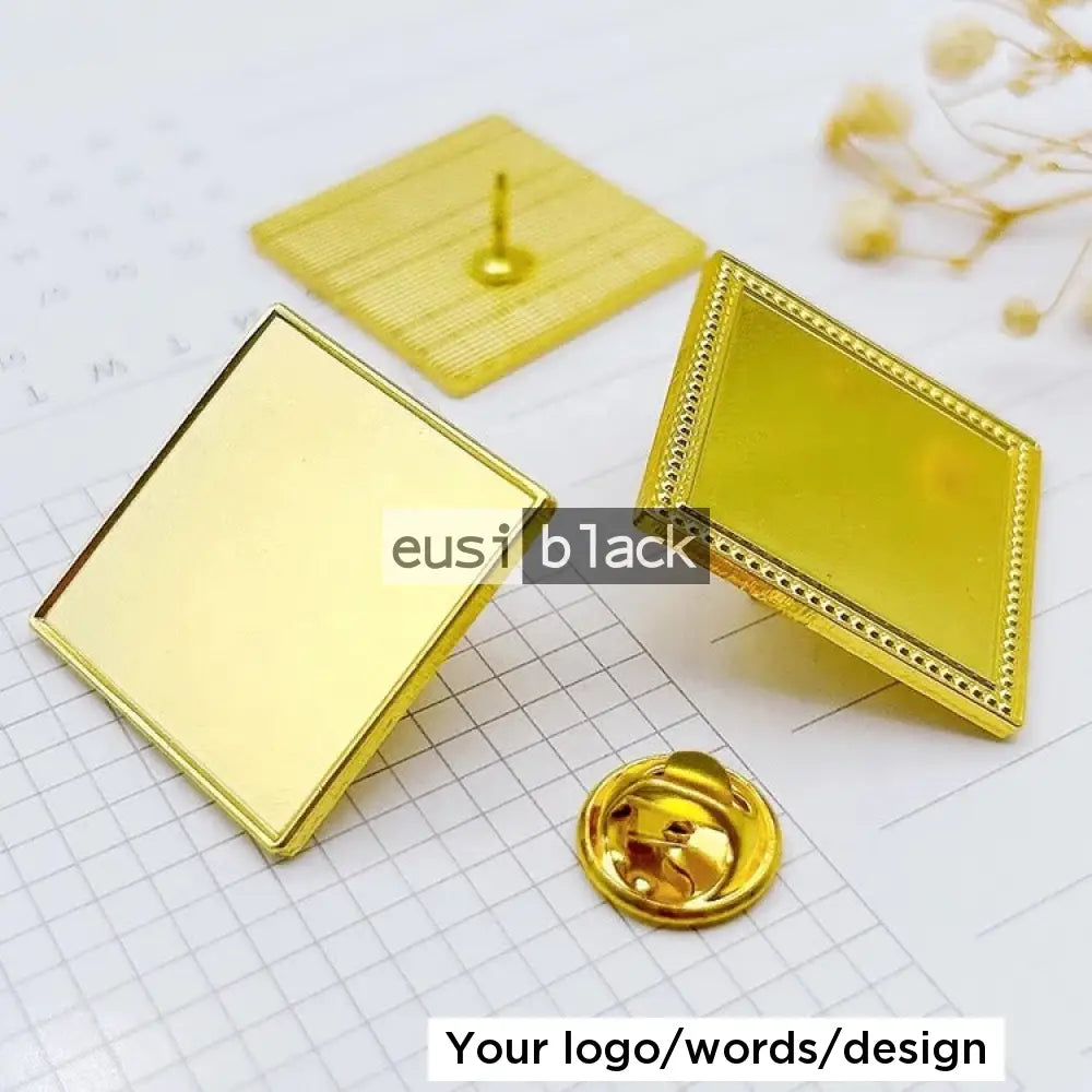 Square Ink Pin Square lapel pin sold and customized by Eusi Black Gift Shop – Eusi ...