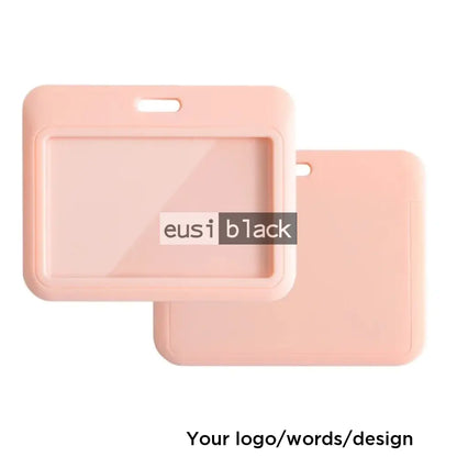 Staff ID name tag pocket | Landscape Mauve