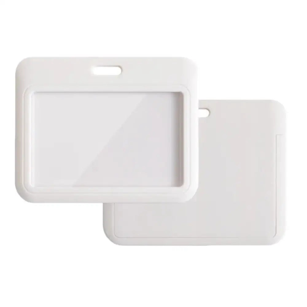 Staff ID name tag pocket | Landscape White