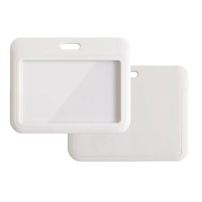 Staff ID name tag pocket | Landscape White