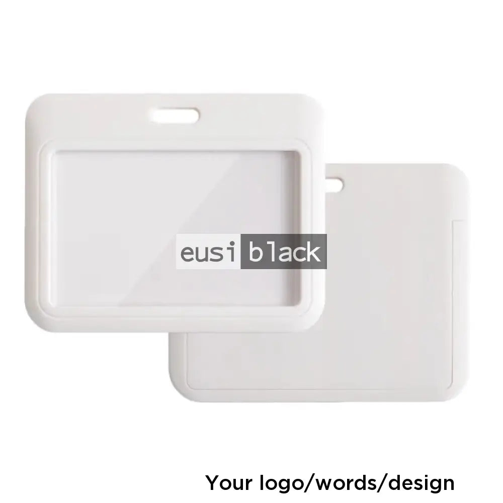 Staff ID name tag pocket | Landscape White