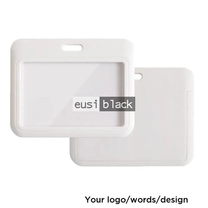 Staff ID name tag pocket | Landscape White
