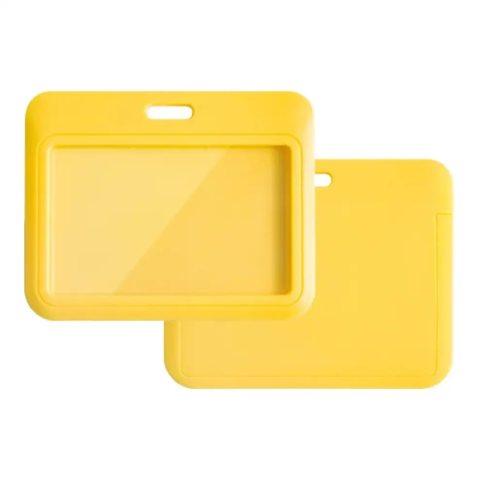 Staff ID name tag pocket | Landscape Yellow