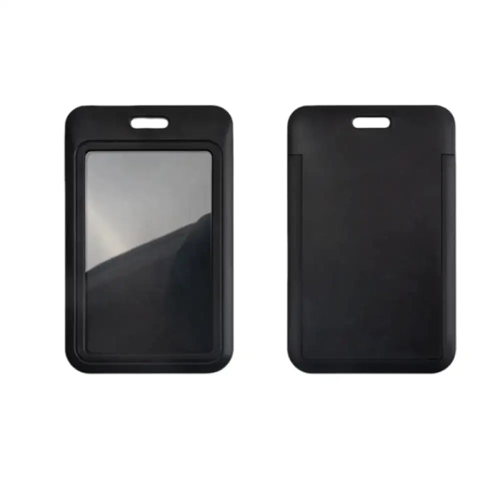 Staff ID name tag pocket | Portrait Black