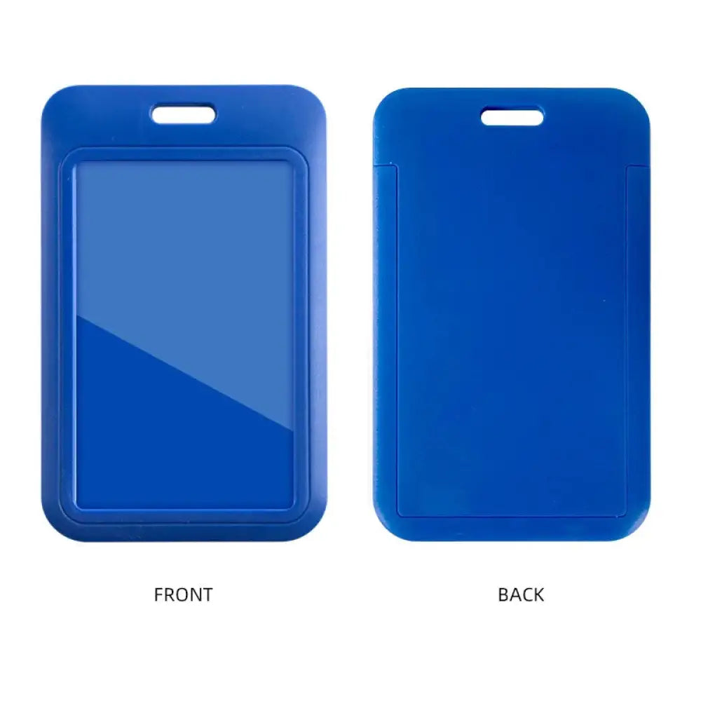 Staff ID name tag pocket | Portrait Blue